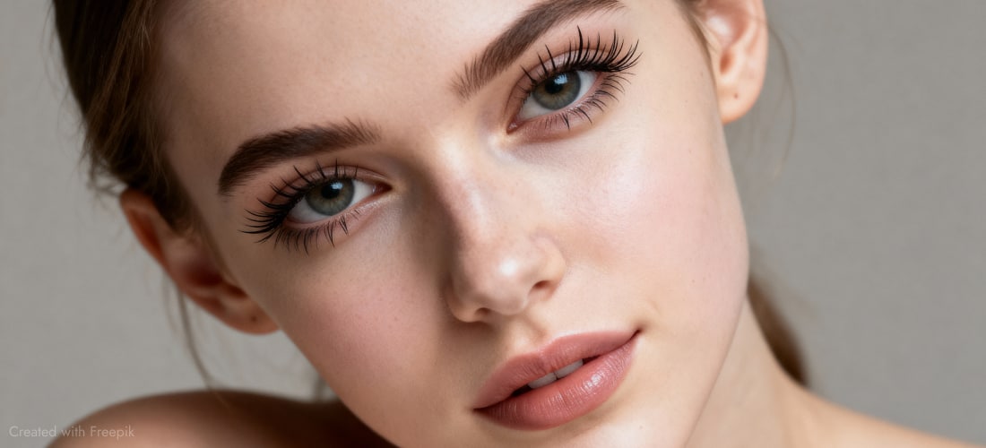 Мокрый эффект наращивания ресниц