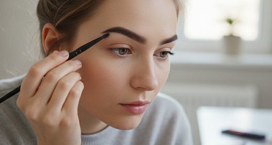 Окрашивание бровей в домашних условиях