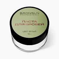 Паста для бровей BRONSUN, цвет белый, 10 г