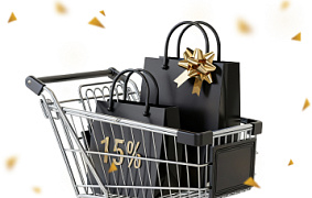 Черная пятница на BROWMART! -15% на всё