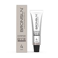 Крем-краска для бровей и ресниц NUDE RANGE BRONSUN, цвет тауп #4, 15 мл