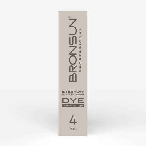 Крем-краска для бровей и ресниц NUDE RANGE BRONSUN, цвет тауп #4, 15 мл фото 3