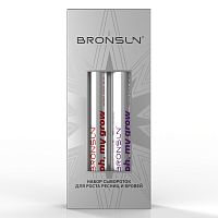 Набор сывороток для роста ресниц и бровей BRONSUN