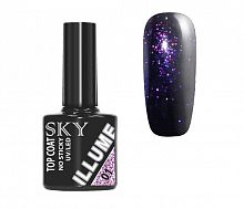 Top Coat  SKY  ILLUME №01 - топ-гель без липкого слоя с мультиэффектом 10 мл , 20223008