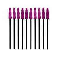 Щеточки для ресниц и бровей одноразовые черные, 10шт Щеточки для ресниц и бровей одноразовые черные, 10шт