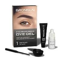 Набор для домашнего окрашивания BRONSUN, цвет черный #1 Набор для домашнего окрашивания BRONSUN, цвет черный #1