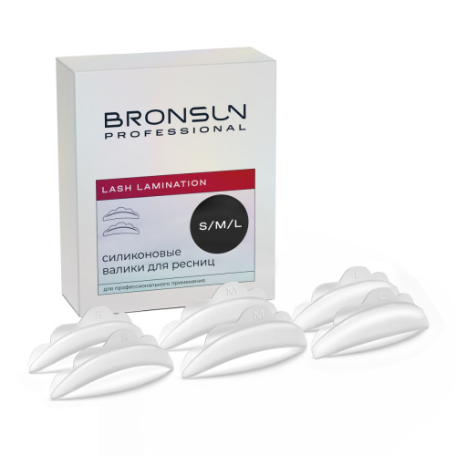 Набор валиков силиконовых ультрамягких BRONSUN, 3 размера фото 4