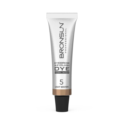 Крем-краска для бровей и ресниц NUDE RANGE BRONSUN, цвет светло-коричневый #5, 15 мл фото 7