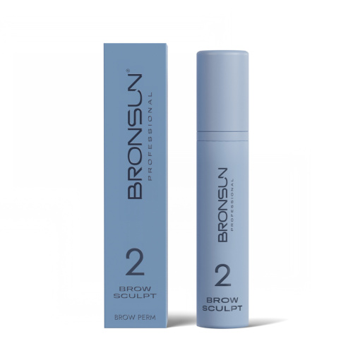 Состав #2 для долговременной укладки бровей BROW SCULPT BRONSUN, 10 мл