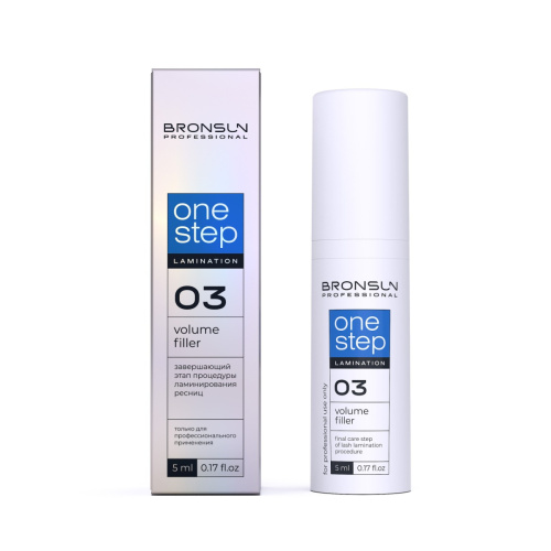Состав для ламинирования ресниц ONE STEP VOLUME FILLER BRONSUN, 5 мл